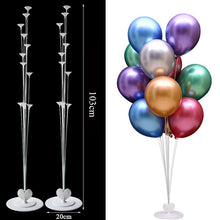 Load image into Gallery viewer, 7/11/19 Tube Balloon Holder Balloons Stand Column Confetti Balloon Kids Birthday Party Baby Shower Wedding Decoration Supplies