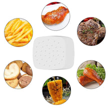 Load image into Gallery viewer, 7/8/9Inch 100pcs Baking Oil Paper With Hole Air Fryer Baking Paper Bun Cake Paper Saucer Baking Accessories Baking Kitchen Tool