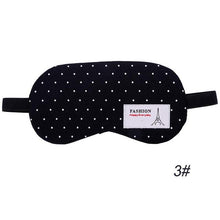 Load image into Gallery viewer, 7 Patterns Sleeping Mask Eyepatch Soft Eye Sleep Mask Fashion Striped Moon Style Creative Travel Relaxing Sleeping Aid Blindfold