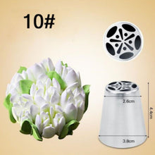 Load image into Gallery viewer, 7Style Russian Tulip Icing Piping Nozzles Stainless Steel Flower Cream Pastry Tip Kitchen Cupcake Cake Decorating Tools