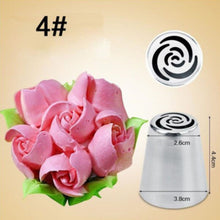 Load image into Gallery viewer, 7Style Russian Tulip Icing Piping Nozzles Stainless Steel Flower Cream Pastry Tip Kitchen Cupcake Cake Decorating Tools