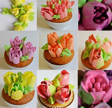 Load image into Gallery viewer, 7Style Russian Tulip Icing Piping Nozzles Stainless Steel Flower Cream Pastry Tip Kitchen Cupcake Cake Decorating Tools
