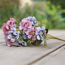 Load image into Gallery viewer, 7 forks / bouquet peony fake flower silk flower peony bouquet wedding home decoration fake peony rose