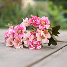 Load image into Gallery viewer, 7 forks / bouquet peony fake flower silk flower peony bouquet wedding home decoration fake peony rose
