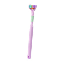 Load image into Gallery viewer, Three-Sided Toothbrush|Ultra Fine Soft Bristle Toothbrush|Macaron Triple Toothbrush Great for Autis