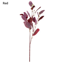 Load image into Gallery viewer, 70cm Autumn Style Eucalyptus Leaf Simulation Silk Plants Fake Flowers Branch Rack Potted DIY Garden Wedding Party Home Decor