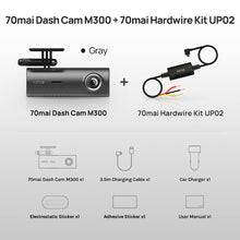 Load image into Gallery viewer, 70mai M300 Car DVR 1296P Night Vision Vehicle Camera Recorder WIFI&App Control 24H Parking Mode Upgraded Version Dash Cam 1S