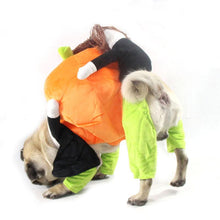 Load image into Gallery viewer, Pet Halloween Cosplay Clothes Funny Pumpkin Dog Costume for Small Dog