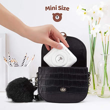 Load image into Gallery viewer, Portable Bear Pocket Printer Mini Bluetooth Wireless PeriPage Thermal Printer Compatible with Android iOS Windows Kids Gifts White 203DPI