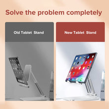 Load image into Gallery viewer, llano Portable Tablet Phone Holder Foldable Adjustable Cellphone Stand Aluminum Alloy Sturdy Desktop Bracket for 4-16 Inch Phone Tablet