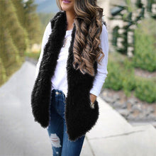 Load image into Gallery viewer, Ladies Women Sexy Lady Faux-Fur' Solid Casual Sleeveless Warm Vest Waistcoat