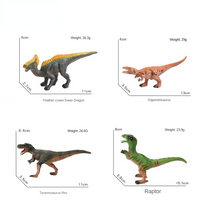 Load image into Gallery viewer, 16pcs/Set Solid Dinosaur Model Iron Boxed Dinosaur Toy Set Simulated Dinosaur Models Toys