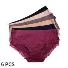 Load image into Gallery viewer, Sexy Lace Panties Seamless Women Underwear Briefs Nylon Silk for Ladies Cotton Transparent Lingerie