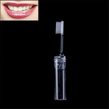 Load image into Gallery viewer, Travel Portable Folding Toothbrush Transparent Mini Toothbrush Practical Soft Toothbrush