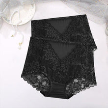 Load image into Gallery viewer, 2PCS/Set M-3XL Seamless Floral Lace Panties Women Lingerie Female Underwear Sexy V-Waist Underpant Girls Intimates Panty