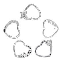 Load image into Gallery viewer, New Zircon Nose Ring Earrings Ear Bone Stud Piercing Jewelry