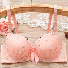 Load image into Gallery viewer, Bras for Women Brassiere Push Up Bra Seamless Bralette Padded Wrapped Bow Knot Sling Breathable Lingerie