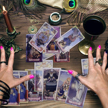Load image into Gallery viewer, 78 Cards Cats Tarot English Tarot Family Party Board Game Oracle Cards Astrology Divination Fate Card Friend Party Board Games