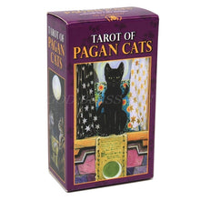 Load image into Gallery viewer, 78 Cards Deck Tarot Of Pagan Cats Full English Family Party Board Game Oracle Cards Astrology Divination Fate Card Drop Shipping