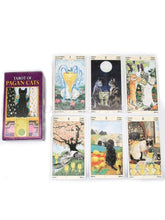 Load image into Gallery viewer, 78 Cards Deck Tarot Of Pagan Cats Full English Family Party Board Game Oracle Cards Astrology Divination Fate Card Drop Shipping