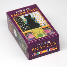 Load image into Gallery viewer, 78 Cards Deck Tarot Of Pagan Cats Full English Family Party Board Game Oracle Cards Astrology Divination Fate Card Drop Shipping