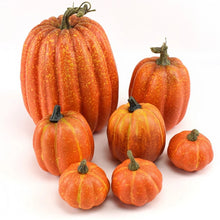 Load image into Gallery viewer, 7pcs Artificial Pumpkin Halloween Decoration Home Diy Pumpkins Decor Craft Halloween Party Pumpkin Decorations halloween decorat