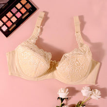 Load image into Gallery viewer, Women's Large Size Bras 75E 80E 85E 90E 95E 100E Female Plus Size Lace Underwear Unlined Ultra Thin Soft Cotton Bras