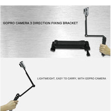 Load image into Gallery viewer, 3-Way Flexible Tripod Stand Mount Selfie Handheld Foldable Bracket for GoPro Hero 5 4 3+3 Action Camera