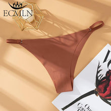 Load image into Gallery viewer, Ultra Thin Panties Sexy Seamless Low Waist Briefs Ice Silk Cotton Crotch Underwear