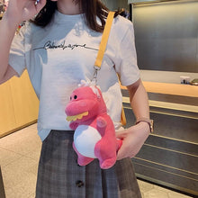 Load image into Gallery viewer, New Korean Parent-child Backpacks Little Dinosaur Bag Cartoon Cute Girl Satchel Cute Dinosa Toy Backpack Crossbody Bag