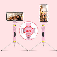 Load image into Gallery viewer, Handheld Tripod Mini Selfie Stick Monopod for iPhone Samsung Huawei Xiaomi Bluetooth Remote Tripod