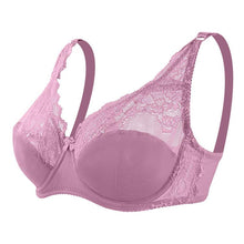 Load image into Gallery viewer, Summer Thin Breathable Sexy Large Size Bra Adjustable with Steel Ring Comfortable Lace Underwear