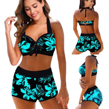 Load image into Gallery viewer, Swimwear High Waist Bikini Sexy Swimsuit Women Summer Bathing Suit Bikini Set Plus Size Women Beach Swimming Suit