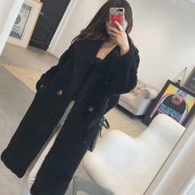 Load image into Gallery viewer, Faux Fur Warm Long Coat Long Sleeve Female Thick Teddy Bear Coat Casual Loose Oversize Outwears