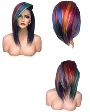 Load image into Gallery viewer, Female Wig Mixed Color Cosplay High-Temperature Fiber Rose Net Wig Wig