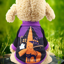 Load image into Gallery viewer, Halloween Cartoon Pumpkin Witch Print Pet Vest Cat Small Dog Costume
