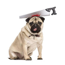 Load image into Gallery viewer, Pet Halloween Costume Funny Hatchet Through The Head for Dogs Cat Hat Headband