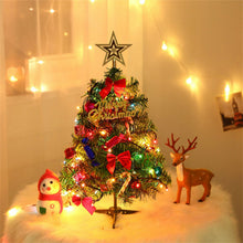 Load image into Gallery viewer, 80#DIY Christmas Tree with Lights LED Glowing Flashing Artificial Snow Frost Pine Needles New Year Small Tabletop Xmas Trees