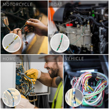 Load image into Gallery viewer, 800/300/250Pcs Heat Shrink Butt Crimp Terminals Waterproof Solder Seal Electrical Butt Connectors Wire Cable Splice Terminal Kit