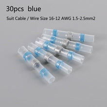 Load image into Gallery viewer, 800/300/250Pcs Heat Shrink Butt Crimp Terminals Waterproof Solder Seal Electrical Butt Connectors Wire Cable Splice Terminal Kit