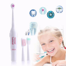 Load image into Gallery viewer, 1 Set Creative Kids Unisex Soft Bristles Replaceable Electric Toothbrush Health Products