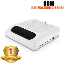 Load image into Gallery viewer, 80W 110V/220V Nail Dust Collector Fan Strong Nail Vacuum Cleaner Manicure Machine Tools With Filter Salon Tools