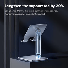 Load image into Gallery viewer, IPad Stand Tablet Stand iPad Holder Folding Portable iPad/Phone Universal Aluminum Alloy Stand for 16 inch