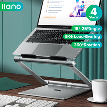 Load image into Gallery viewer, Foldable Laptop Stand Aluminum Alloy Laptop Tablet Adjustable Stand with Adjustable Lift Table