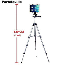 Load image into Gallery viewer, Aluminum Camera Tripod Tablet Mount Holder Stand for iPad Pro Air Mini iPhone X 7 8 Plus Samsung S8