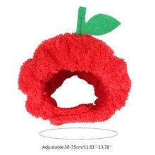 Load image into Gallery viewer, Funny Fruit Shaped Pet Costume Cat Hat Dog Halloween Headwear Neck Ear Warmer Party Cosplay DressUp