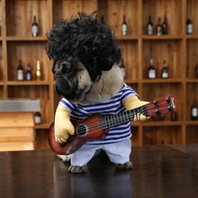 Load image into Gallery viewer, Funny Guitar Dog Clothes Pet Puppy Coats Halloween Costumes Pet Clothing Pug French Bulldog Outfit