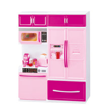 Load image into Gallery viewer, Simulation Kitchen Set Children Pretend Play Cooking Cabinet Tools Tableware Dolls Suits Toys Puzzle Educational Doll for Girls Gift