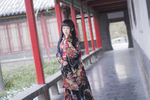 Load image into Gallery viewer, Hell Girl Devil Love Furisode Kimono Gorgeous Original Anime Cosplay Costume