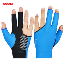 Load image into Gallery viewer, Gloves Silicone Non-Slip Billiard Gloves Open Finger Breathable Three Finger Gloves Elastic Lycra